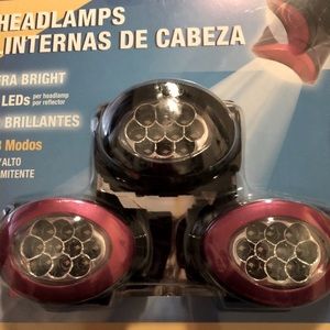 💥SALE💥NWT 💗 3 pk of Headlamps